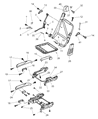 Diagram for 1999 Chrysler Sebring Seat Belt - QM051JK