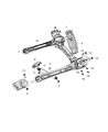 Diagram for Chrysler Town & Country Shock Absorber - 68138247AC