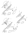 Diagram for 1997 Dodge Neon Car Mirror - 4761071