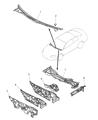 Diagram for 2005 Chrysler Sebring Dash Panels - MR325483