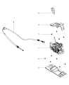 Diagram for 2009 Chrysler 300 Automatic Transmission Shifter - 4578584AC