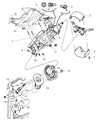 Diagram for 2007 Chrysler Pacifica Steering Column - 4680654AD