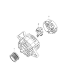 Diagram for Mopar Alternator Pulley - 68254603AA