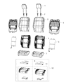 Diagram for Mopar Seat Heater - 68294071AD