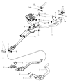 Diagram for 2012 Dodge Challenger Catalytic Converter - 68038393AD