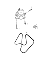 Diagram for 2006 Dodge Durango Alternator - 4801252AC