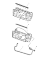 Diagram for 2004 Dodge Viper Door Seal - 4865564AD