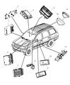 Diagram for 2003 Jeep Grand Cherokee Body Control Module - 5083892AD