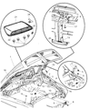 Diagram for 2007 Dodge Ram 1500 Hood Latch - 55255451AC