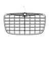 Diagram for 2007 Chrysler 300 Grille - 4806455AA