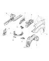 Diagram for 2022 Ram ProMaster City Fender - 68259336AA