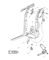 Diagram for 2006 Chrysler Town & Country Seat Belt - WP151D5AF