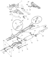 Diagram for 1996 Dodge Ram 1500 Catalytic Converter - 52018122