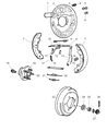 Diagram for Chrysler Town & Country Wheel Bearing - 4721515AD