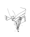 Diagram for 2007 Chrysler Town & Country Seat Belt - YZ561D1AB