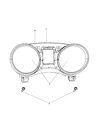 Diagram for Dodge Instrument Cluster - 68092943AA