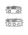 Diagram for 2001 Dodge Durango A/C Switch - 55055904AA