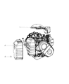 Diagram for Dodge Transfer Case Cover - 68064369AA