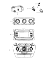 Diagram for 2012 Chrysler Town & Country A/C Switch - 55111313AB