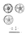 Diagram for 2013 Dodge Durango Spare Wheel - 1TE70DX8AE