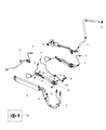 Diagram for 2012 Jeep Grand Cherokee Power Steering Hose - 5154410AB