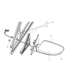 Diagram for 2021 Chrysler 300 Car Mirror - 6WA61GW7AA