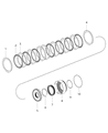 Diagram for Ram Brake Caliper Piston - 68445801AA