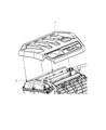 Diagram for Chrysler Engine Cover - 4627272AB
