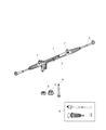 Diagram for Jeep Grand Cherokee Rack And Pinion - R2089292AE