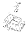 Diagram for Jeep Grand Cherokee Mirror Cover - 57010753AB