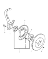 Diagram for 2001 Dodge Stratus Wheel Bearing - MR403970