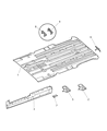 Diagram for Chrysler Town & Country Floor Pan - 5012645AA