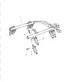 Diagram for Dodge Fuel Rail - 5096292AB