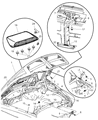 Diagram for Dodge Hood Hinge - 55275841AC