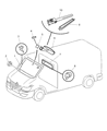 Diagram for Dodge Sprinter 3500 Weather Strip - 5103584AA