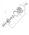 Diagram for Dodge Grand Caravan Oil Pump Gasket - 4269661AB