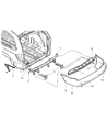 Diagram for Dodge Grand Caravan Bumper - 5018617AA