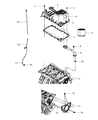 Diagram for Dodge Grand Caravan Oil Pan - 4892122AA