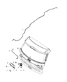 Diagram for Jeep Compass Windshield Washer Nozzle - 55112792AA