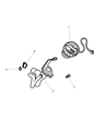 Diagram for Dodge Ram Wagon Fuel Filler Neck - 52127944AJ