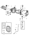 Diagram for Jeep Wrangler Transfer Case Seal - 5014852AB