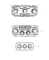 Diagram for 2010 Jeep Commander A/C Switch - 55037979AF