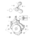 Diagram for 2021 Jeep Wrangler Water Pump - 68490215AA