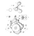 Diagram for 2021 Ram 1500 Water Pump - 68490215AA