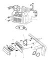 Diagram for Jeep Liberty Engine Control Module - R6041606AH