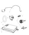 Diagram for 2009 Dodge Charger Car Key - 5026315AC