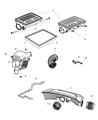 Diagram for 2006 Jeep Commander Air Intake Coupling - 53013884AA