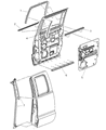 Diagram for Ram Dakota Weather Strip - 55359446AD