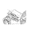 Diagram for Dodge Ram 3500 Wiper Arm - 55277450AA