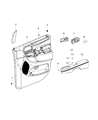 Diagram for 2019 Dodge Grand Caravan Armrest - 5ST48PMHAA